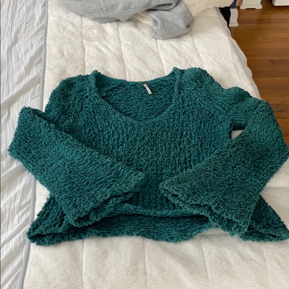 Free people bell sleeve sweater